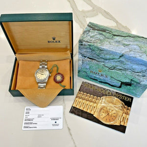 SOLD Rare Rolex Oyster Perpetual Date 15210 Mens Watch with Box 78350 Bracelet 557 B